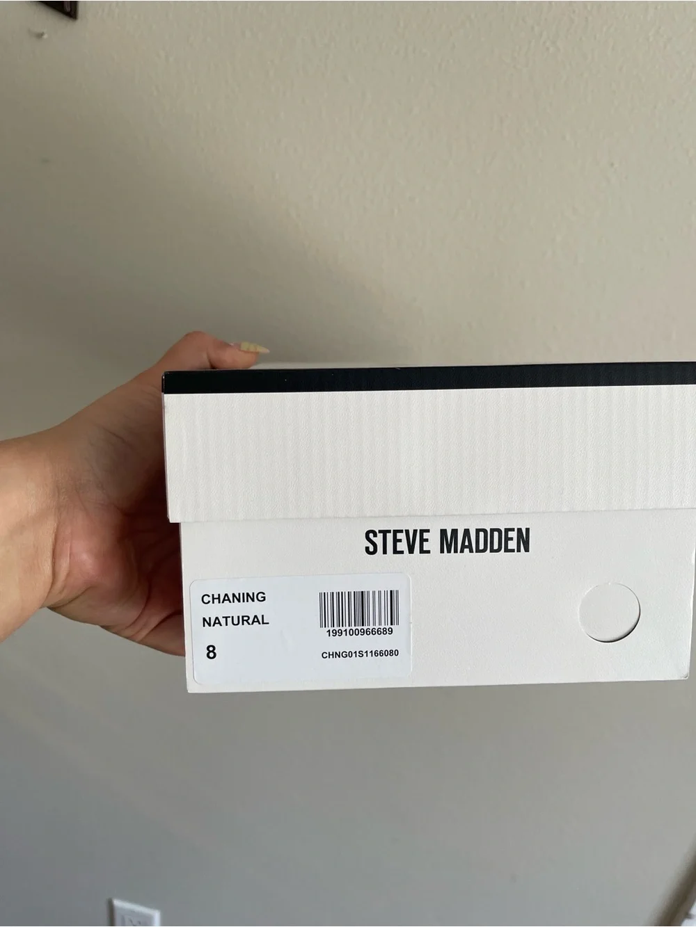 Steve Madden Natural Woven Platform Slide Mules